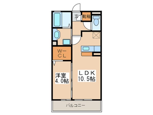 ヴィーブル草薙の物件間取画像